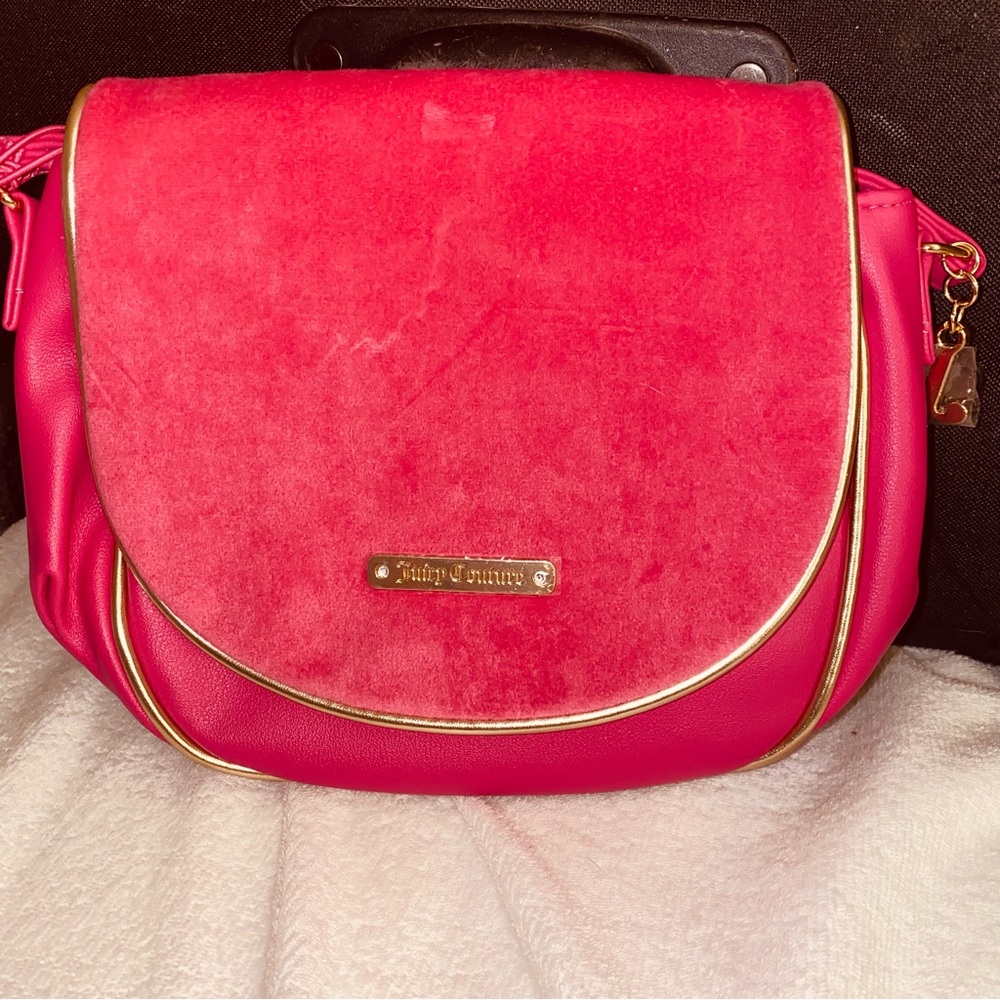 NWT Hot Pink Juicy Couture Crossbody Purse
